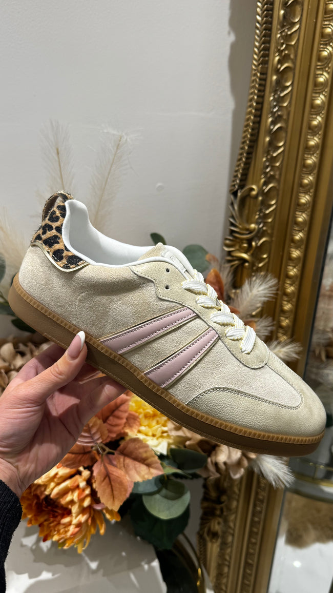 Beige stripe TRAINER