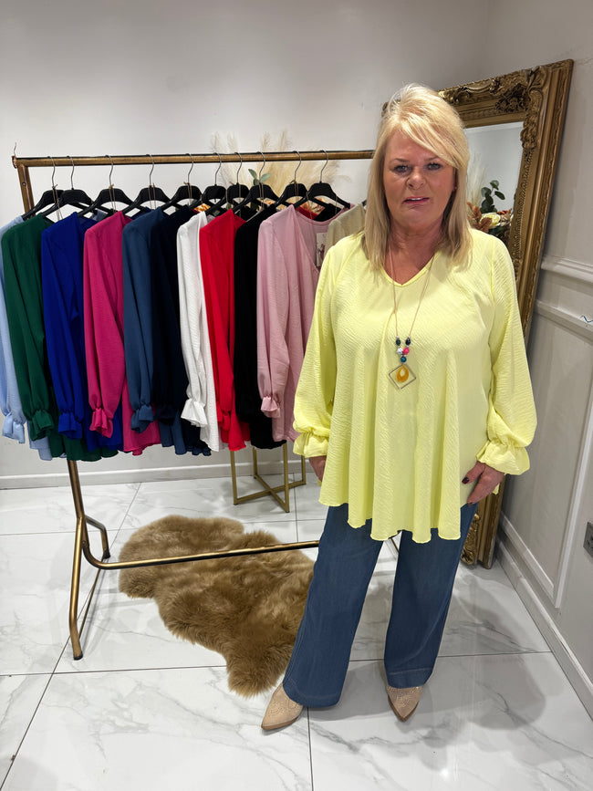 V neck NECKLACE TOP