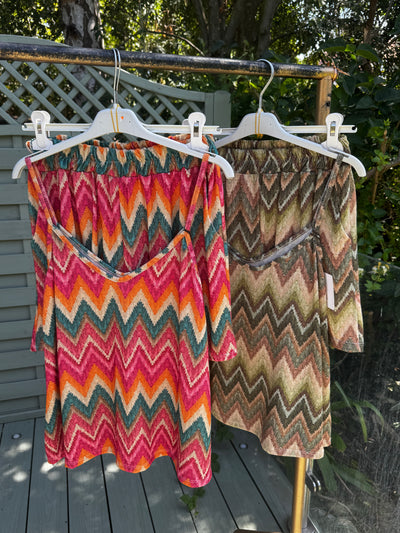 Zig zag SHORT SETS